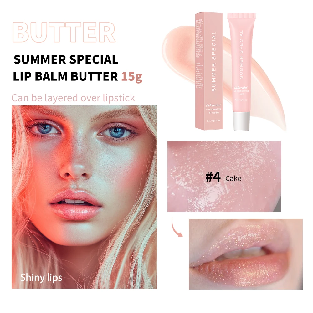 4pcs Lip Balm Deep Moisturizing Lip Glaze Smoothing Lip Lines Long-Lasting Nourishment Daily Lip Care Lip Balm 5