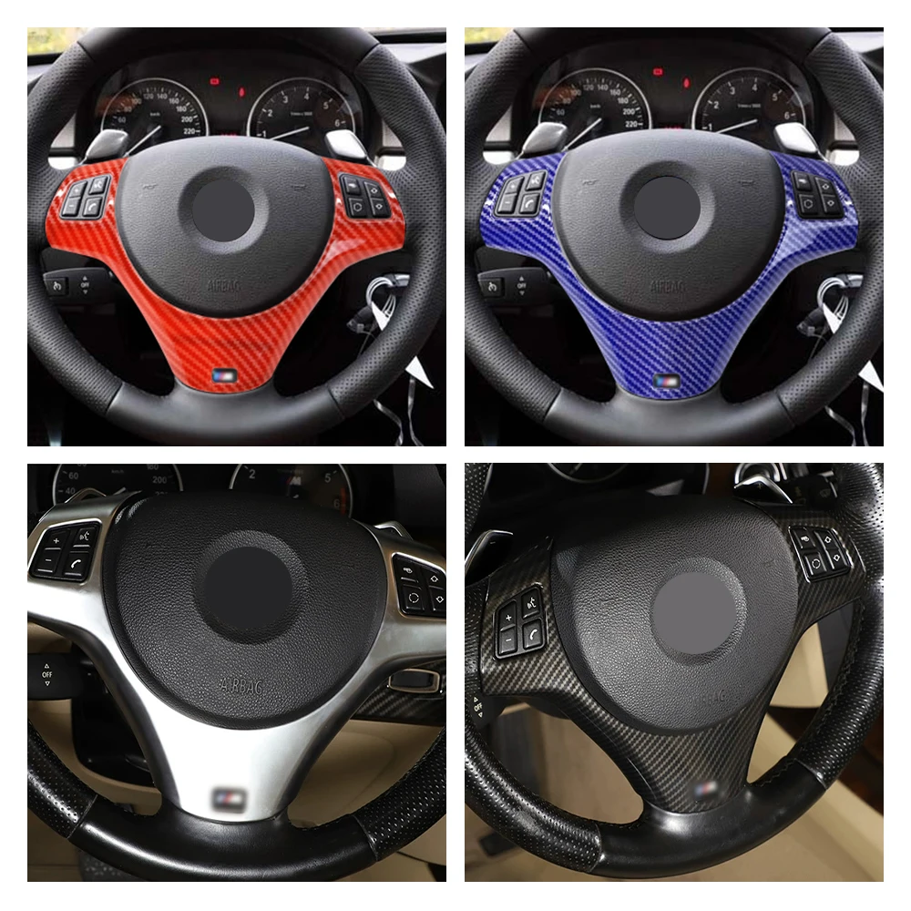 

car steering wheel trim cover Suitable for BMW E90 2005-2012 3 series LHD car interior trim car Accessories