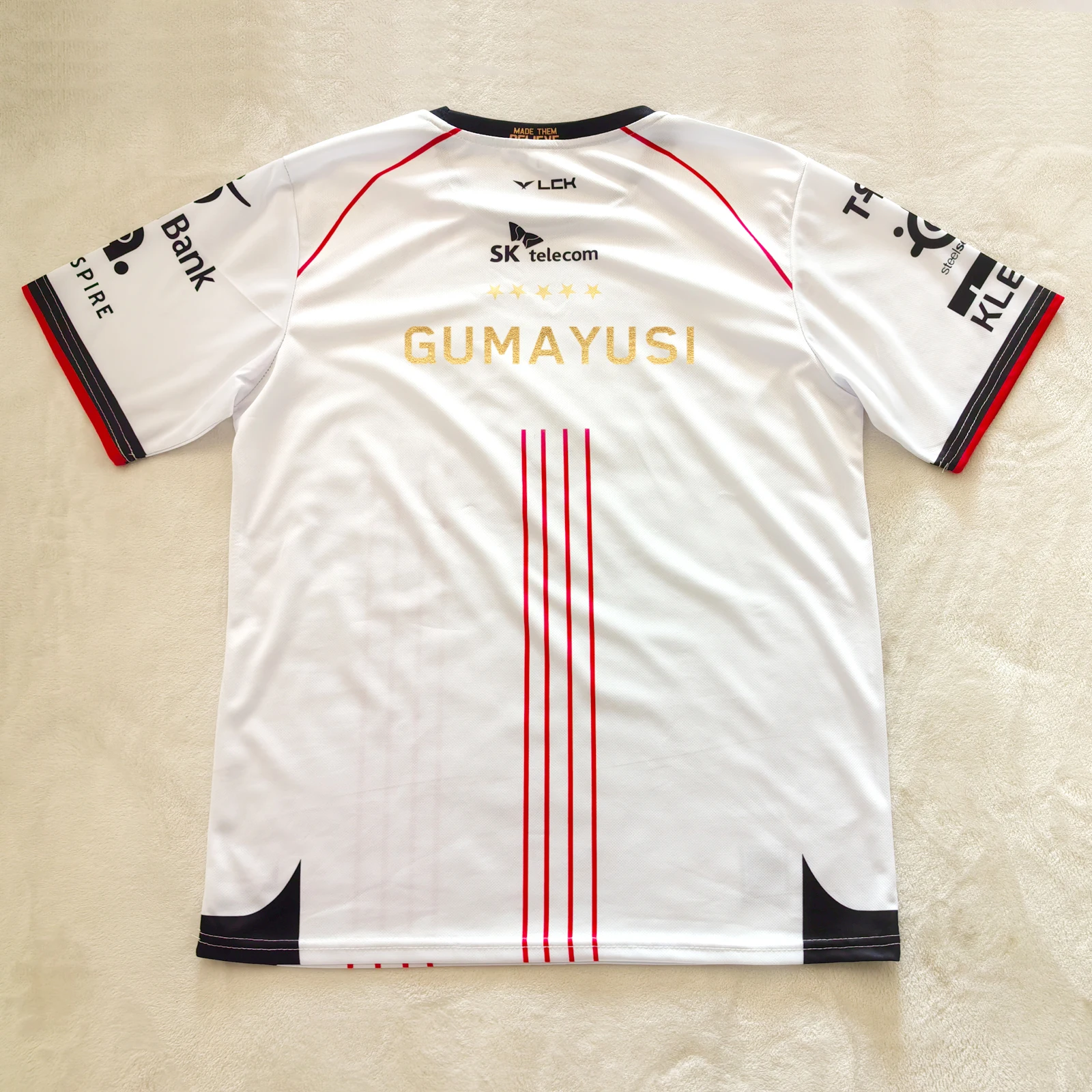 2024 T1 Championship Five-Star Commemorative Team Jersey E