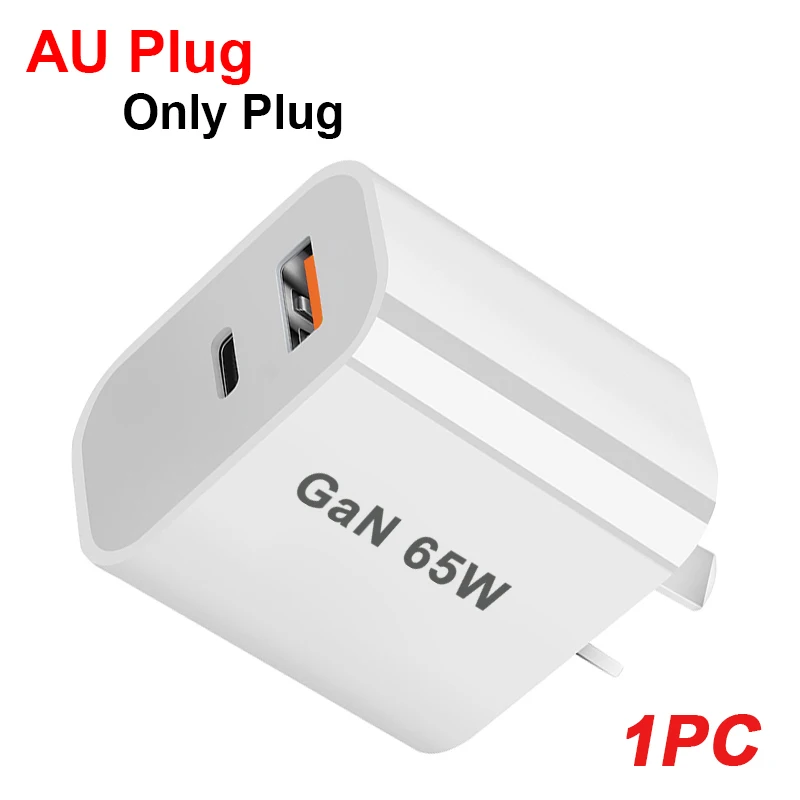 ตัวเลือกสินค้า อะแดปเตอร์ชาร์จเร็ว USB-C 55-65W ชาร์จได้ทุกแบรนด์