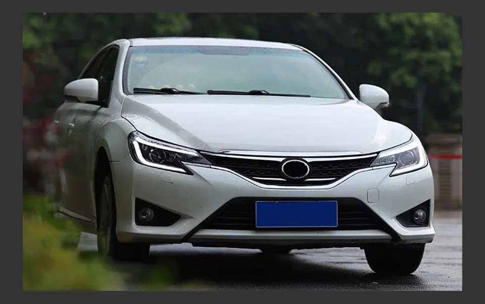 AKD Head Lamp for Toyota Mark X LED Headlight 2013-2017 Headlights Reiz DRL Turn Signal High Beam Angel Eye Projector Lens