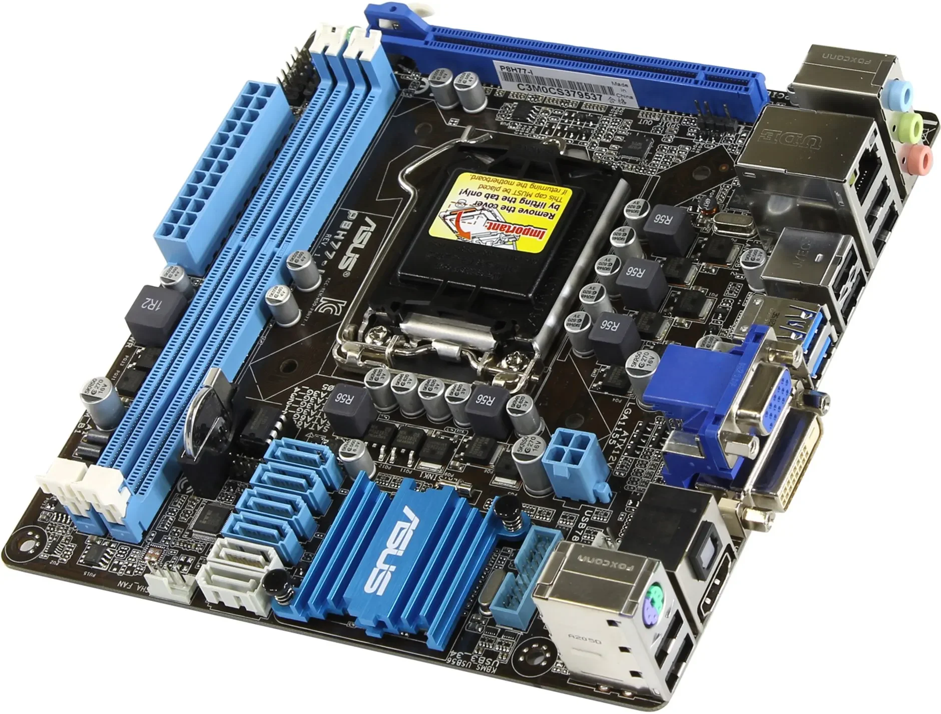 中古 ASUS P8H77-I Mini-ITX マザーボード LGA 1155 インテル H77 DDR3