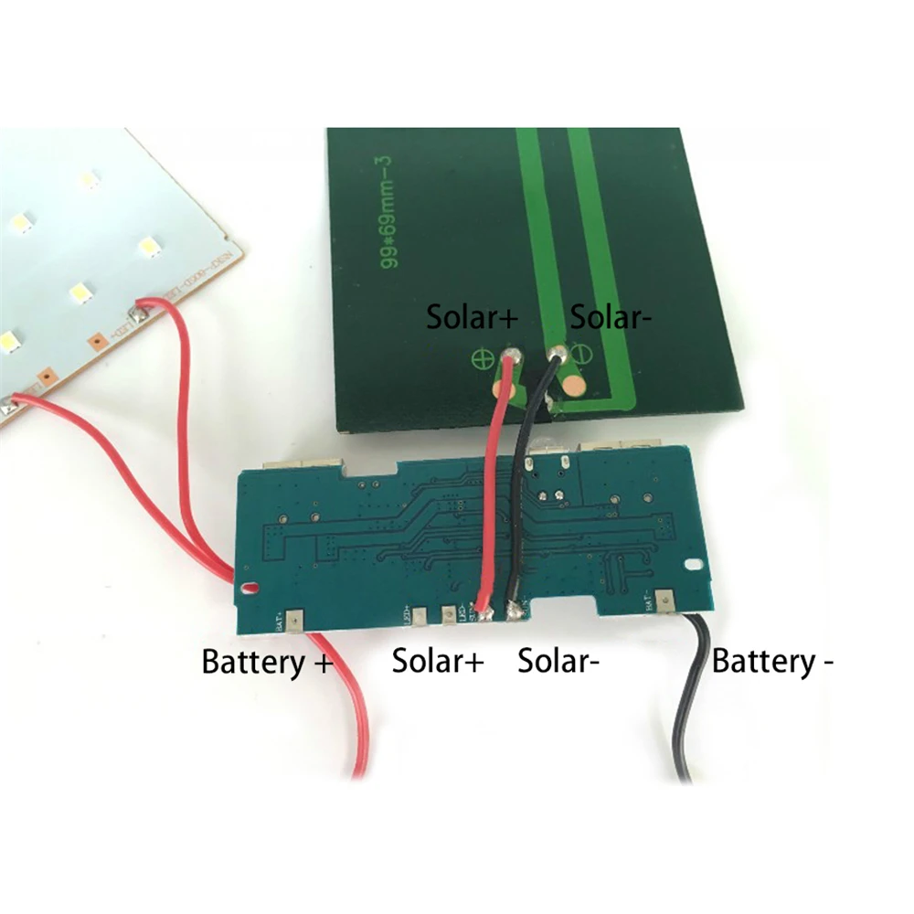 Portable Dual USB LED PCBA Circuit Board Solar Power Panel Home DIY Solar Panel Bank 18650 Battery DIY Home Charger portable solar charger