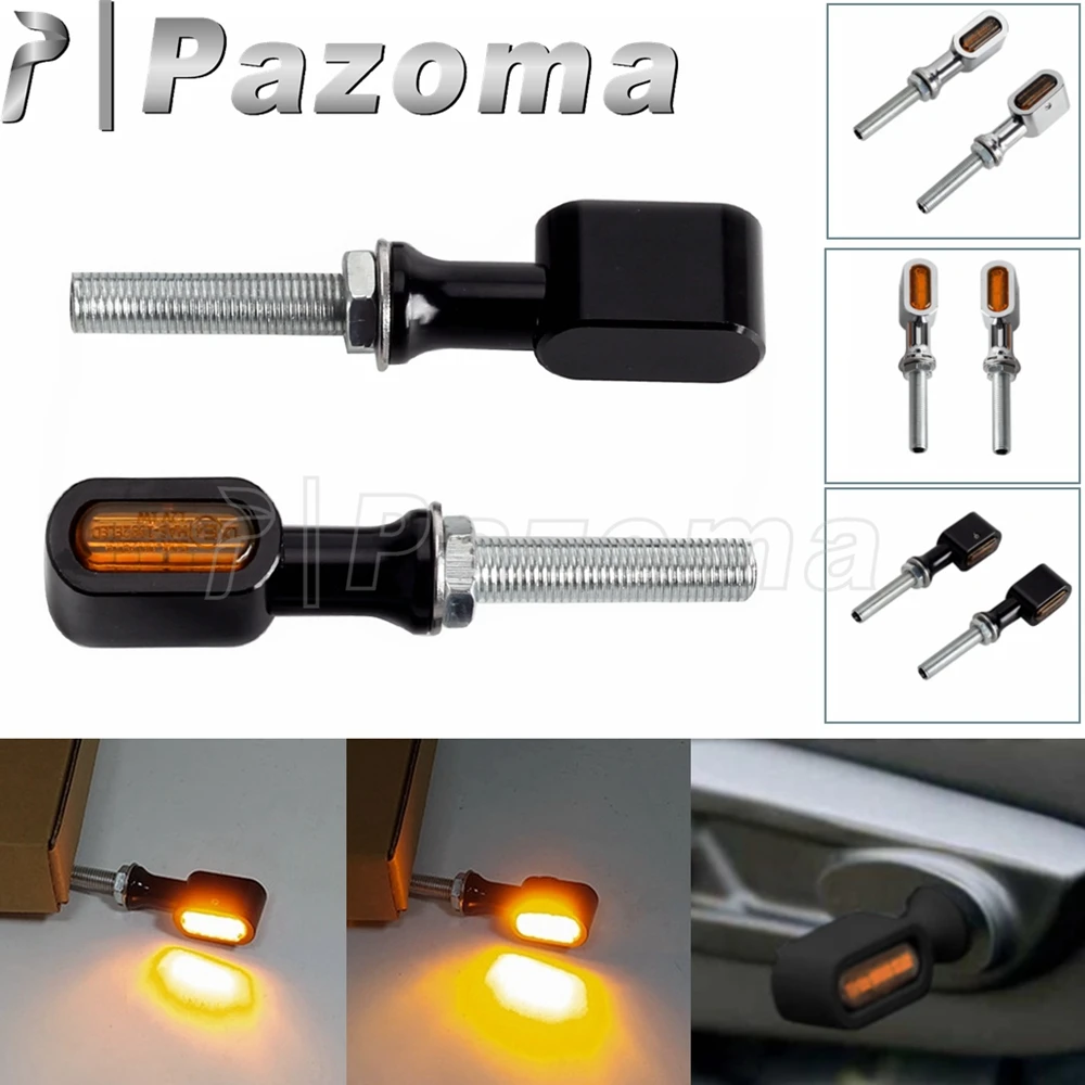 

Мини-тормозные лампы для мотоциклов E4 Mark, светодиодные задние ходовые указатели поворота для Harley Sportster Dyna Softail Chopper Cruiser на заказ