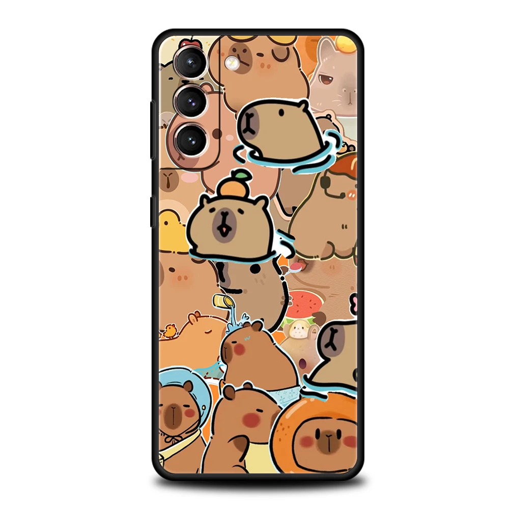 Adorable Capybara Soft TPU Phone Case Cover