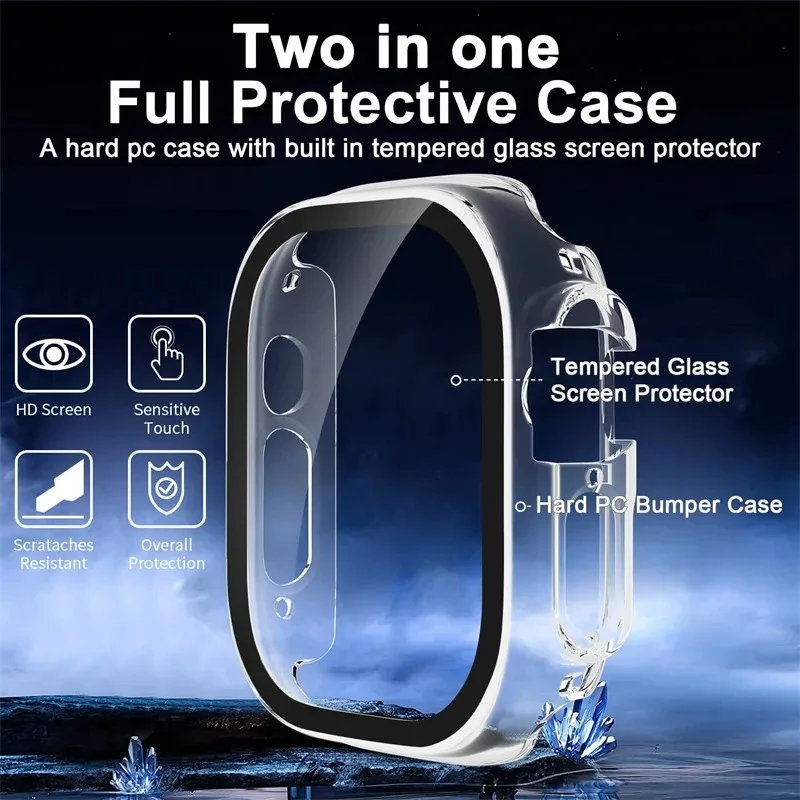 Premium Tempered Glass Screen Protector with Protective Bumper