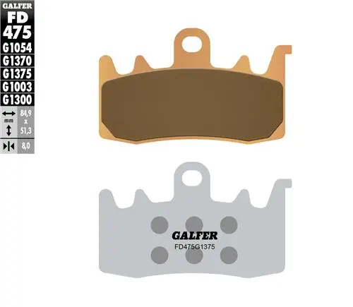 Pastiglie Freno Anteriori Triumph Tiger 1200 16-20 Galfer
