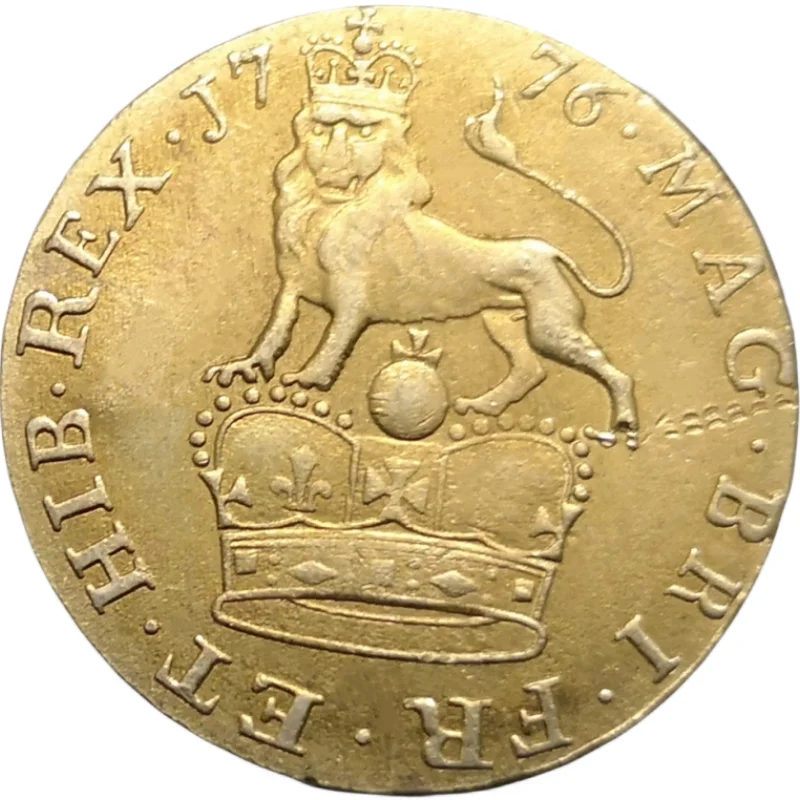 

1776 United Kingdom 1/3 Guinea-George III Copy Gold Plated coin