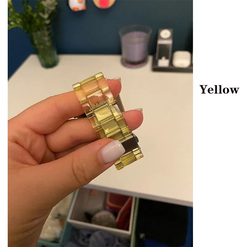 Clear Resin Strap Band