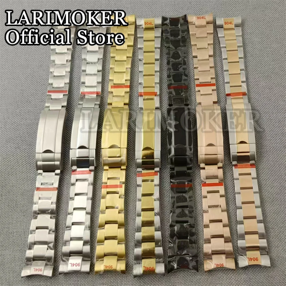 Armband 20mm 904l Armband aus massivem Edelstahl Uhren armband Falt schnalle Herren Edelstahl armband geeignet für 36mm 40 mm41mm