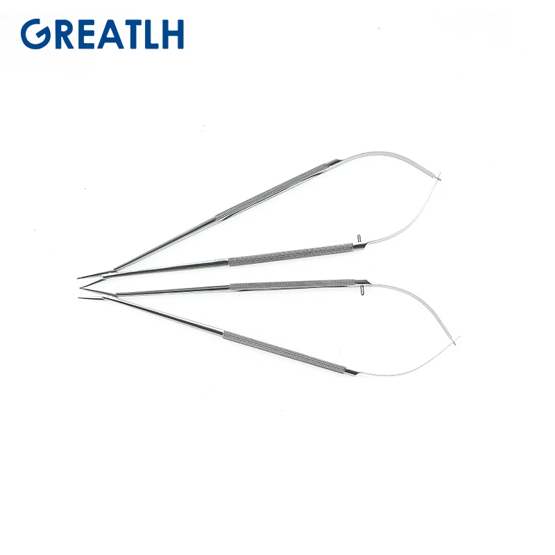 21cm Stainless Steel Ophthalmic Needle Holder Autoclavable Micro Suturing Tool Ophthalmic Instrument