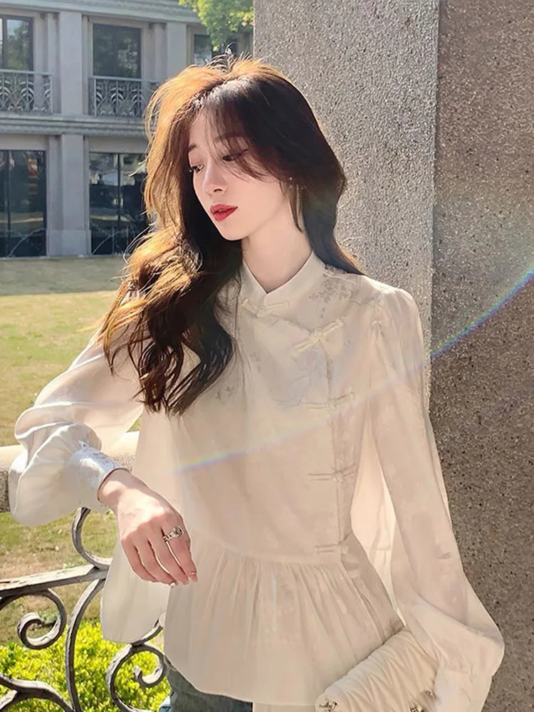 

French chic design niche tops shirts