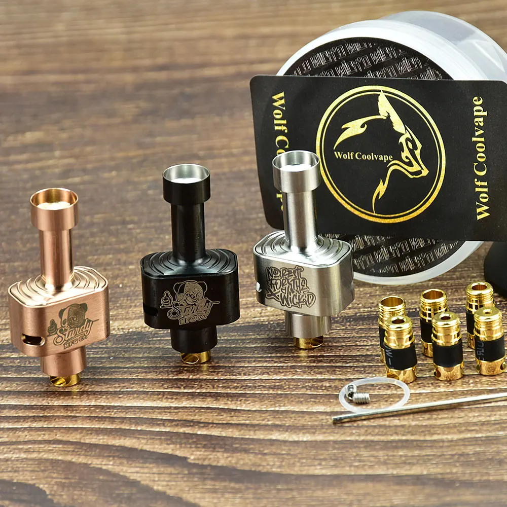 

wolfcoolvape Wickd Remixd Sturdy MFG Style RBA Bridge Air Pins 1.2, 2, 2.5, 3, 3.5, 4, 4.5mm for sxk Billet / BB / Boro Tank