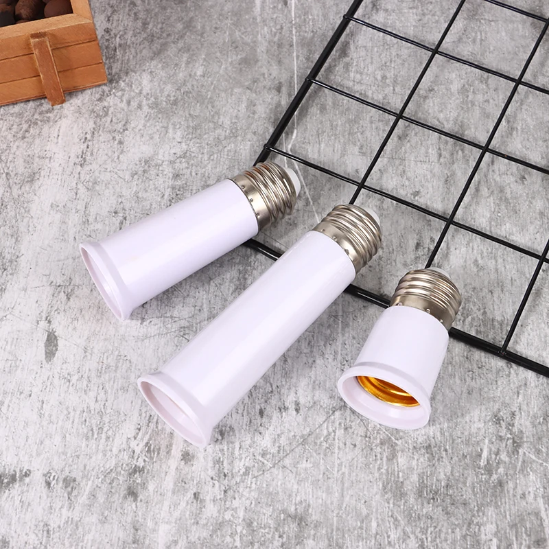 1PC 65mm 95mm 120mm E27 To E27 Extender Lamp Holder Base Bulb S53c3d761d5414465acd7d0e9d6f981653