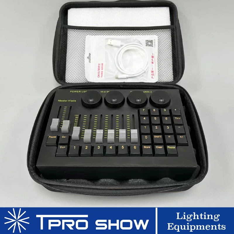 

DJ Light Controller Mini Command Wing Dmx Stage Lighting Console Apply For Event Wedding Live Show Party Disco Moving Head LED