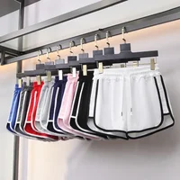 2024 Striped Sports Shorts Women Korean Fashion Casual Mini Shorts Summer Simple Loose Wide Leg Shorts Ladies New - Image 3