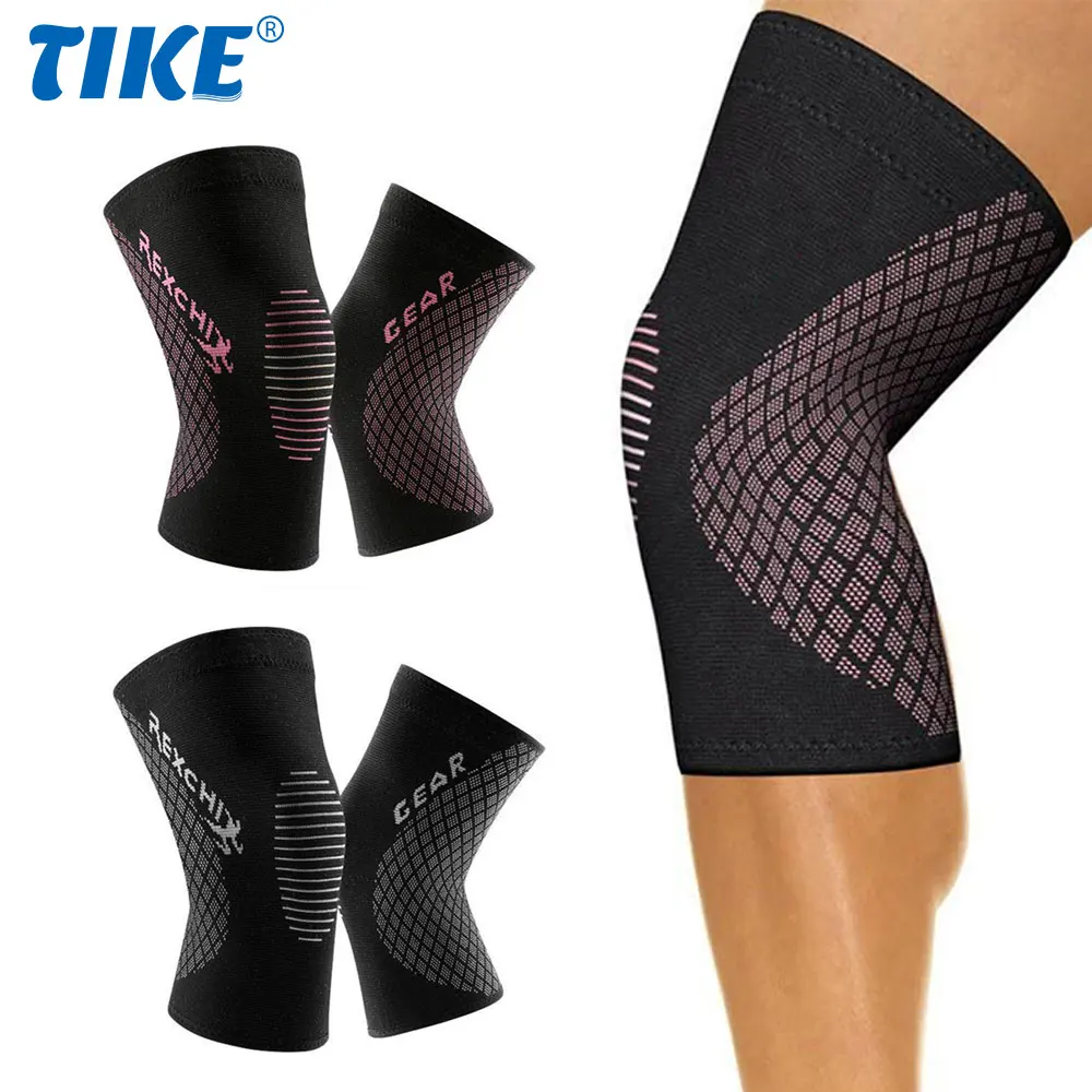 

1Pair Sport Knee Support Brace, Best No-Slip Knee Braces for Knee Pain Women & Men, Compression Knee Sleeves for Running Workout