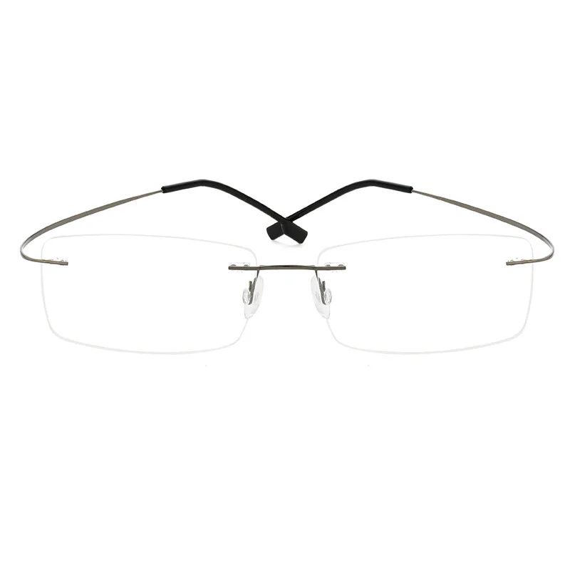 Men Titanium Myopia Glasses Rimless Eyewear Women Nearsighted Glasses Prescription Glasses-0.50 to-6.0 myopia glasses eyeglasses frames eyeglass frames optical glasses