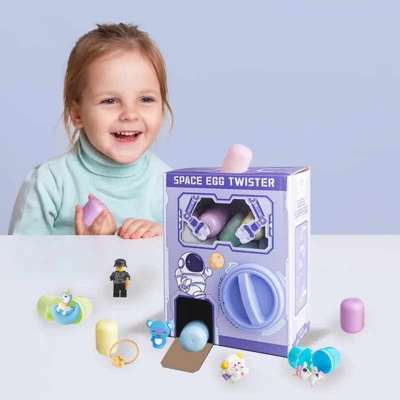 Children's Pet Story Gashapon Machine Egg Twisting Machine Household Mini Cartoon Doll Twisted Egg Blind Box Girl Christmas Gift 6