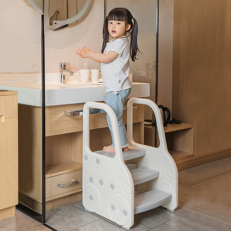 Children's Washbasin Step Stool Baby Hand Washing Ladder Plastic Stool Washbasin Foot Pedal