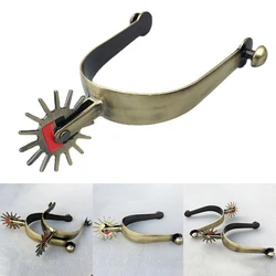 Equestrian Spurs Durable Easy To Install Equestrian Supplies Horse Riding Long Head Spurs Zinc Alloy 1 Pairs High Quality