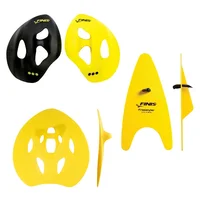 FINIS Iso Swimming Paddles Swimming Ergonomic Paddles Professional Strokes Practice Correction Swim Training Paddle 1