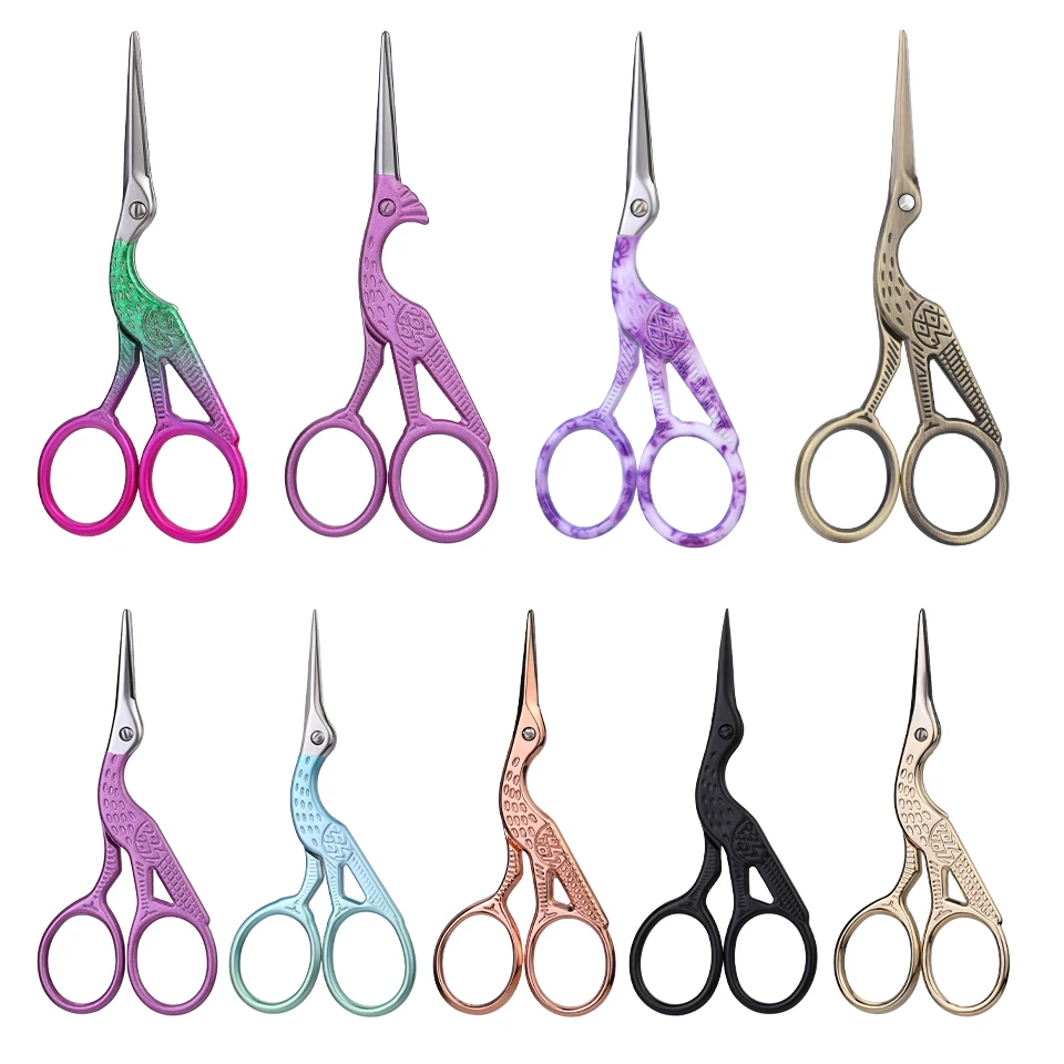 Tailor Scissors KRABALL Crane Mouth Sewing Needlework DIY Craft Vintage Embroidery Fabric Cutting Shears