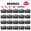 Liftmaster 893MAX Garage Door Remote Control Compatible With 973LM 373LM 893LM 310/315/390 MHz Gate Opener Include Visor Clip 1