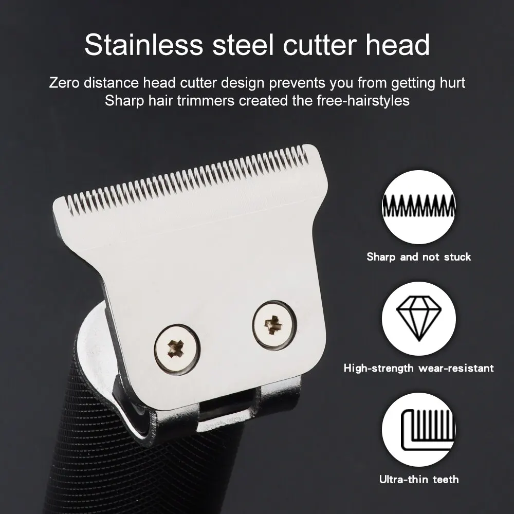 High Power Vintage T9 USB Hair Cutting Machine Hair Clipper Professional Cutter Trimmer for Men Barber Cordless Beard Trimmer Hair Clipper Hair Trimmer