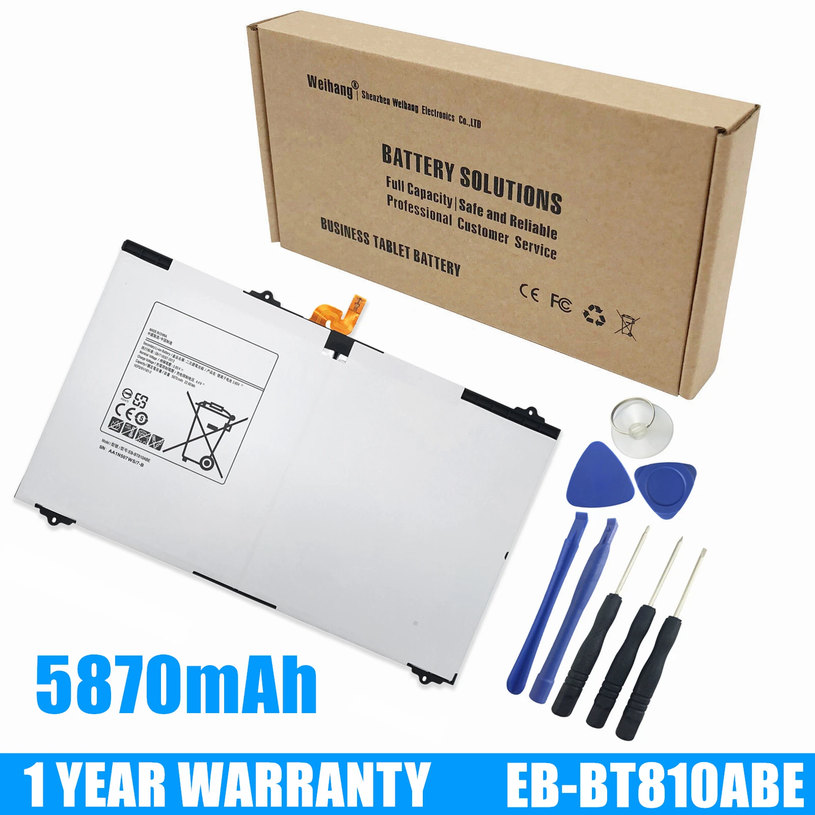 Battery for Samsung GALAXY Tab S2 9.7SM-T810 SM-T813 SM-T815C SM-T817A SM-T819 EB-BT810ABE EB-BT810ABA rechargeable battery