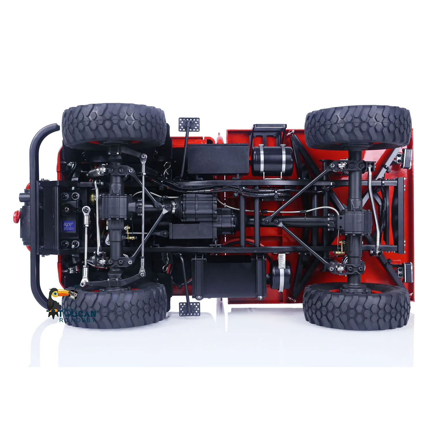 LESU 4x4 Metal 1/14 RC Off-Road Vehicles U406 Painted Assembled Climbing Car Servo Motor ESC Adult Model Boys Toys Gift THZH1431 5