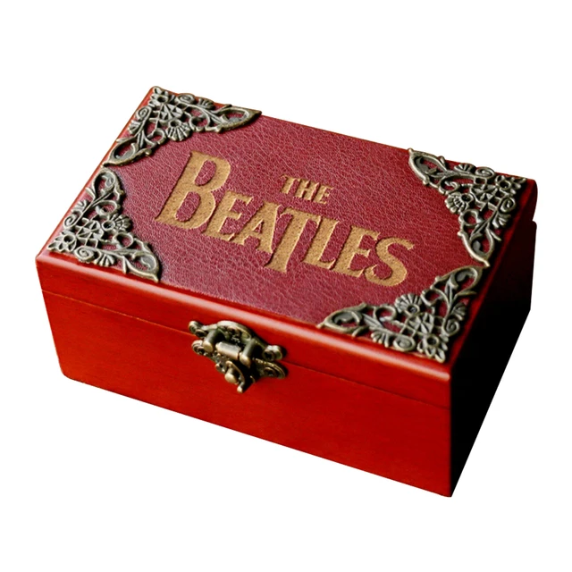 【アンティーク】アクセサリーBOX Beatlesのオルゴール付 アンティーク】アクセサリーBOX Beatlesのオルゴール付
