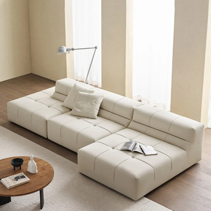 

Nordic Modern Living Room Sofa Fancy Lazy White Individual Sofa Floor Lounge Divani Da Soggiorno Furniture Couch