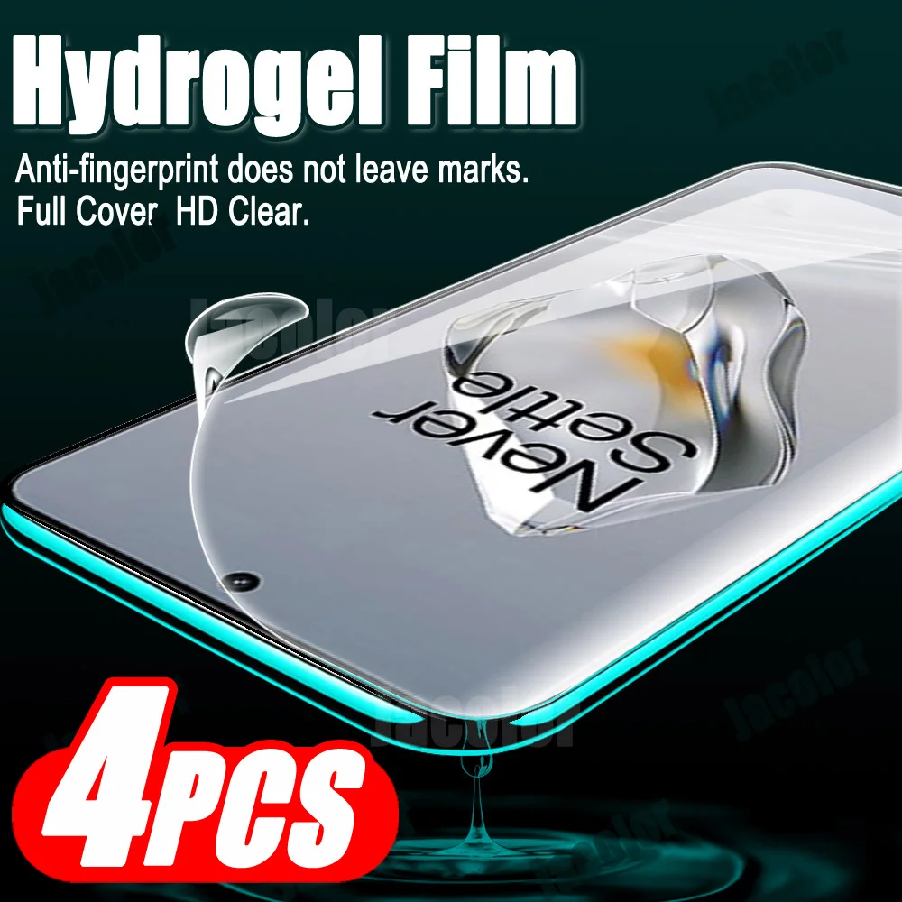 Hydrogel Screen Protector Film - 4 Pack Bundle