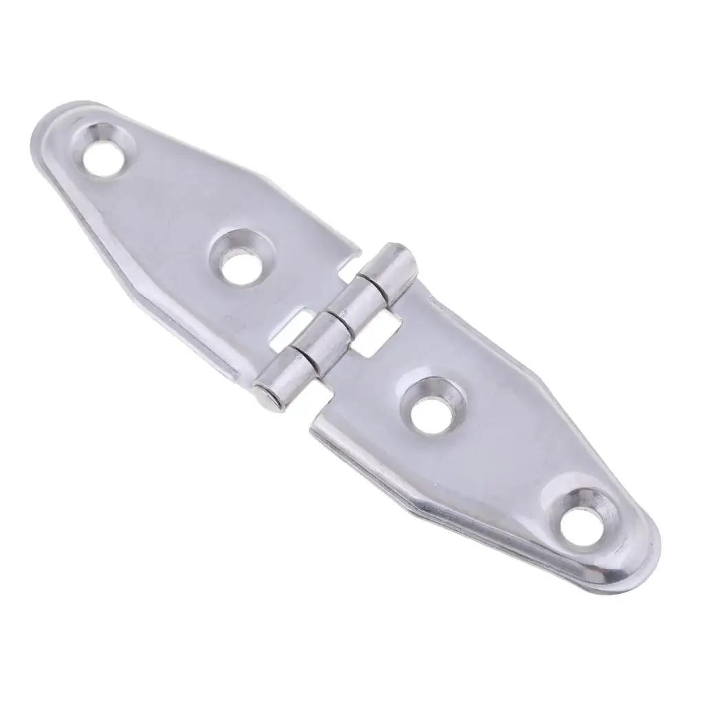 

Single Stainless Steel Marine Boat Door Cabin Stamp Strap Hinge 1.25"x4"