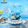 Keeppley Pokemon Building Block Pikachu Charmander Squirtle Model Toy HomeDecoration Plant Potted Flower Brick  Toy Child Gift 2