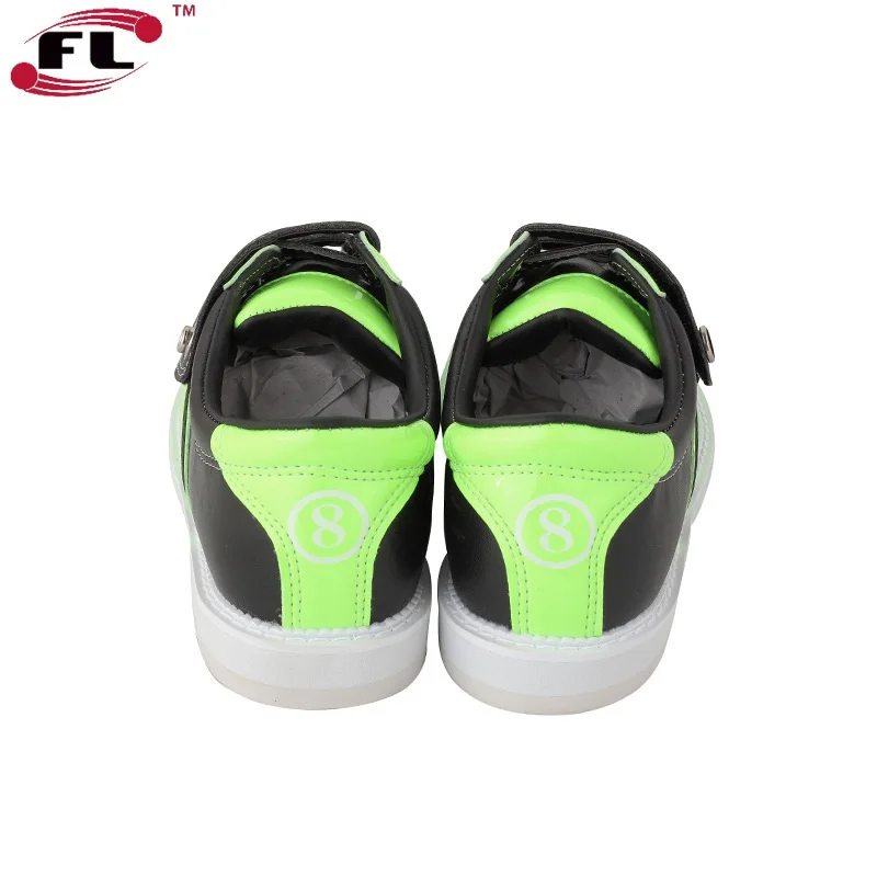 High Quality Bowling Shoes for Women Men Hook Loop Skidproof Sneakers Unisex Professional Wearable Bowling Shoes Casual Trainers