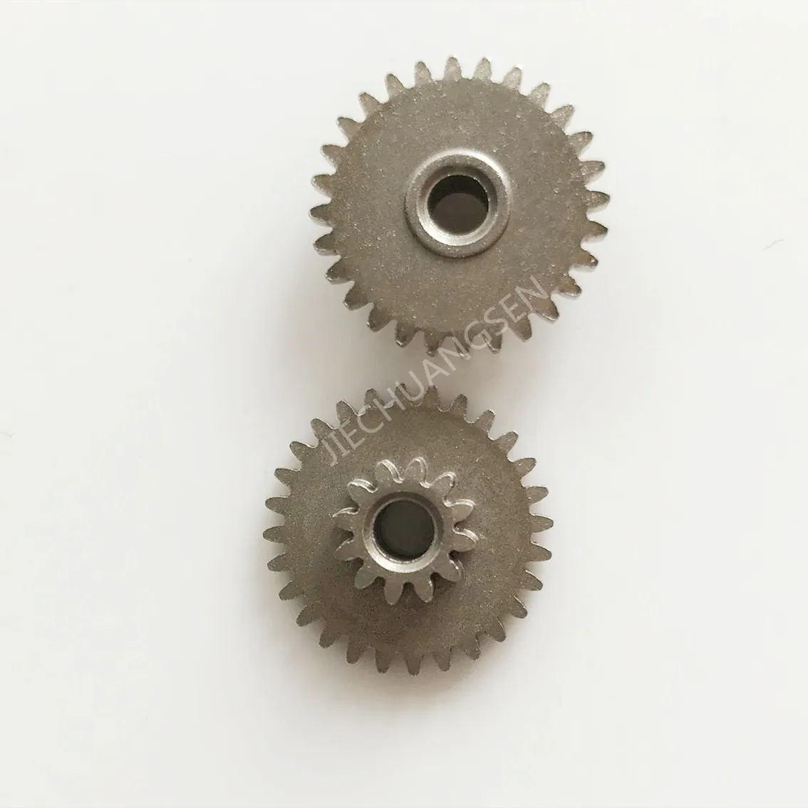 Metal Dual Gear 0.5 Modulus 12 Teeth 28 Teeth 3MM Hole Diameter 0.5M 12T+28T Variable Speed Reducer Gear 2PCS/LOT