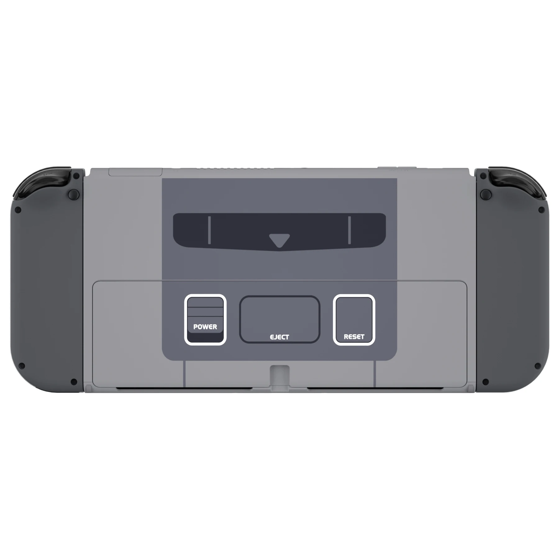 EXtremeRate-Coque de remplacement complète personnalisée, plaque arrière, support de déclinaison en métal, boîtier Joycon, boutons pour Nintendo Switch OLED