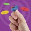 Mini Carrot Flying Disc Launcher Toy Gun Eva Battle Outdoor Multi Person Sports Soft Bullet Gun Safety Carrot Flying Saucer Gun 6