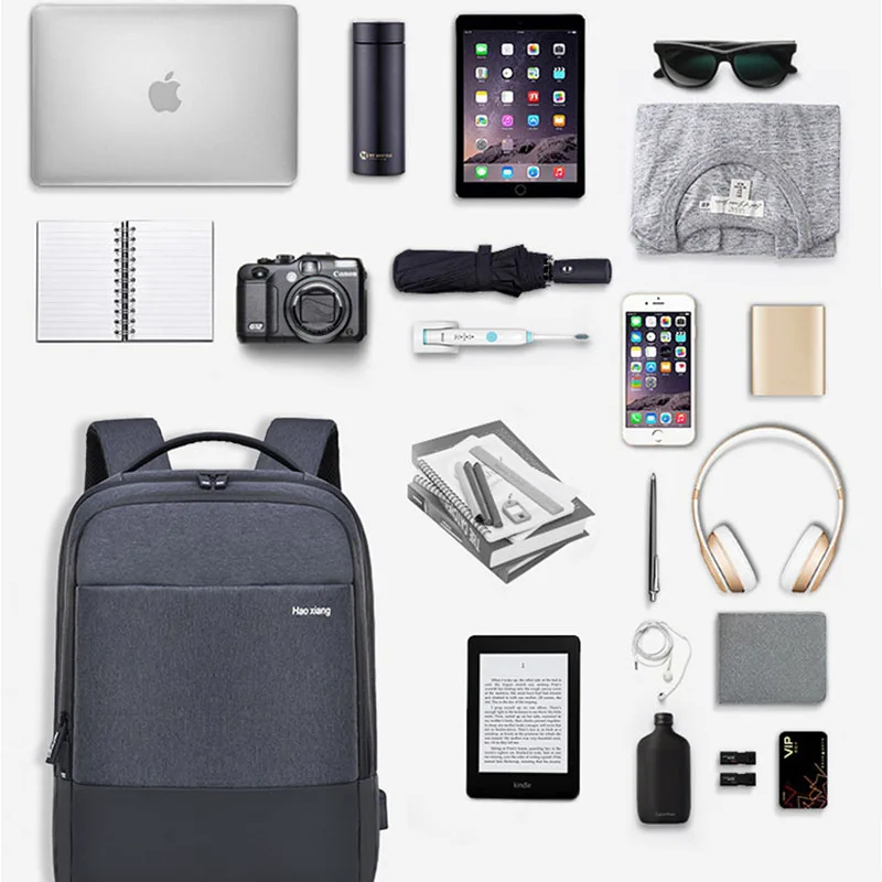 New Backpack Business Casual Backpack Large Capacity Travel Bag Laptop Bag High School Student School Bag