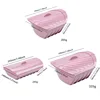 Silicone Steamer Box with Lid Professional Fish Steamer Silicone Steamer Microwave Food Grade Kitchen Gadgets 6
