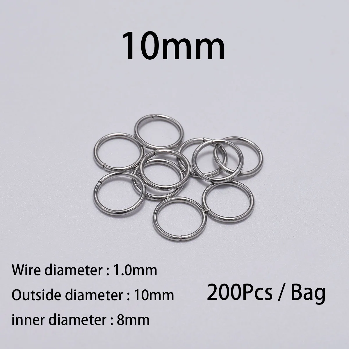 1.0 x 10mm 200pcs
