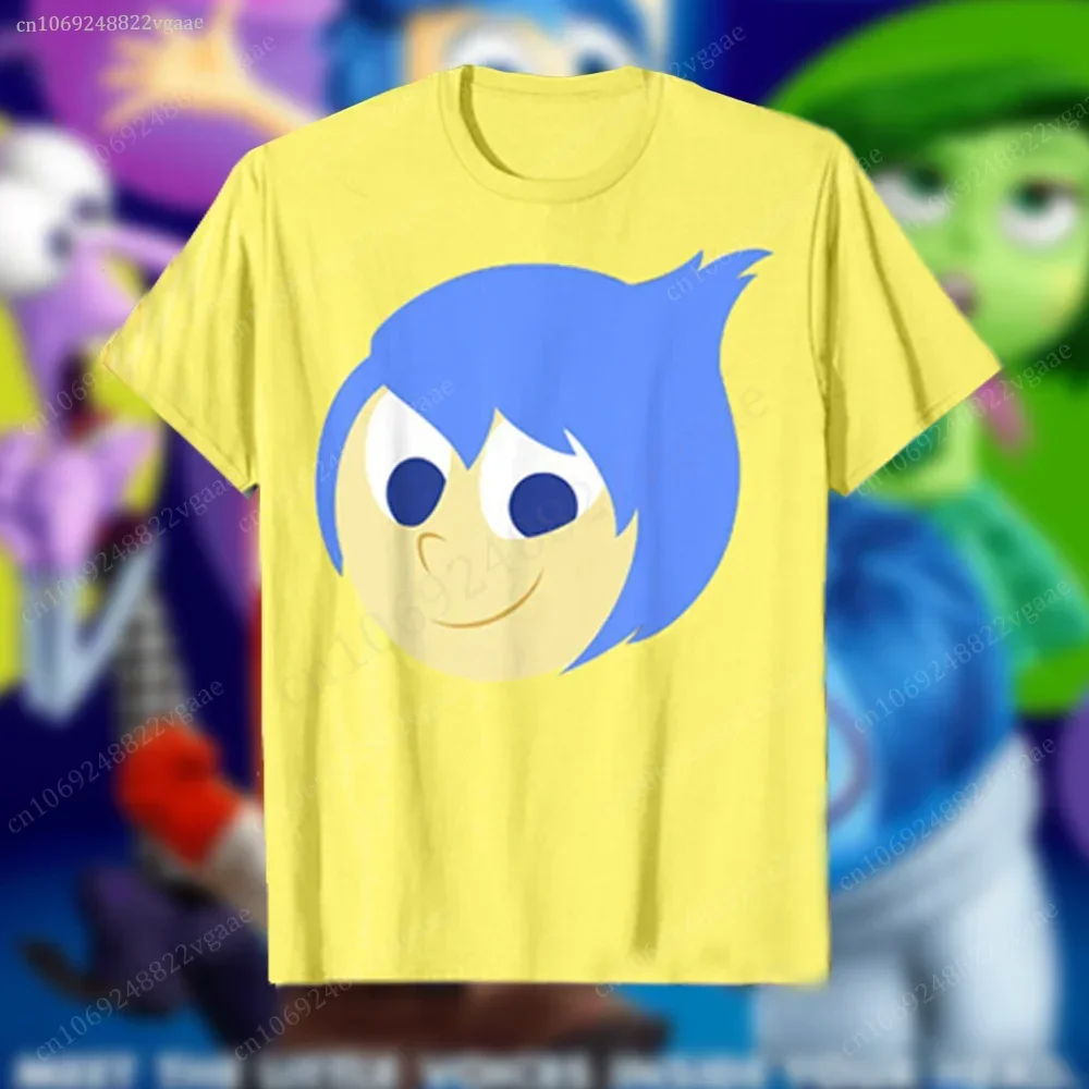 Summer Inside Out casual t shirt Kids 2 Boys Cartoon T-shirt Short Sleeve Top Tee Shirt Funny Clothes Girls Family Women