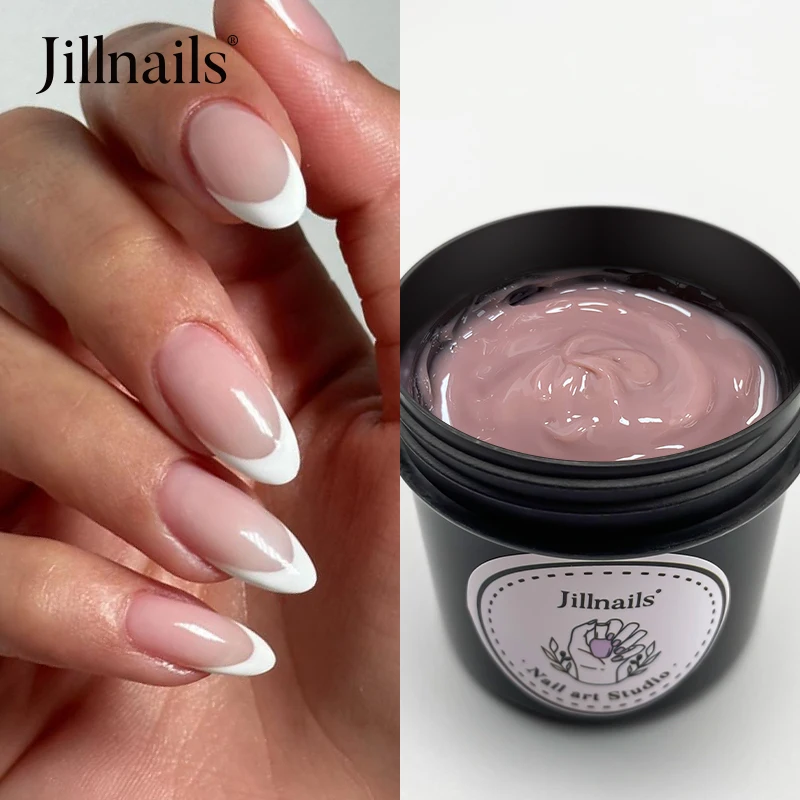 Jillnails Jelly Gel Builder Nails Extension Clear Nail Sculpt Rubber Cream Gel 100g 3