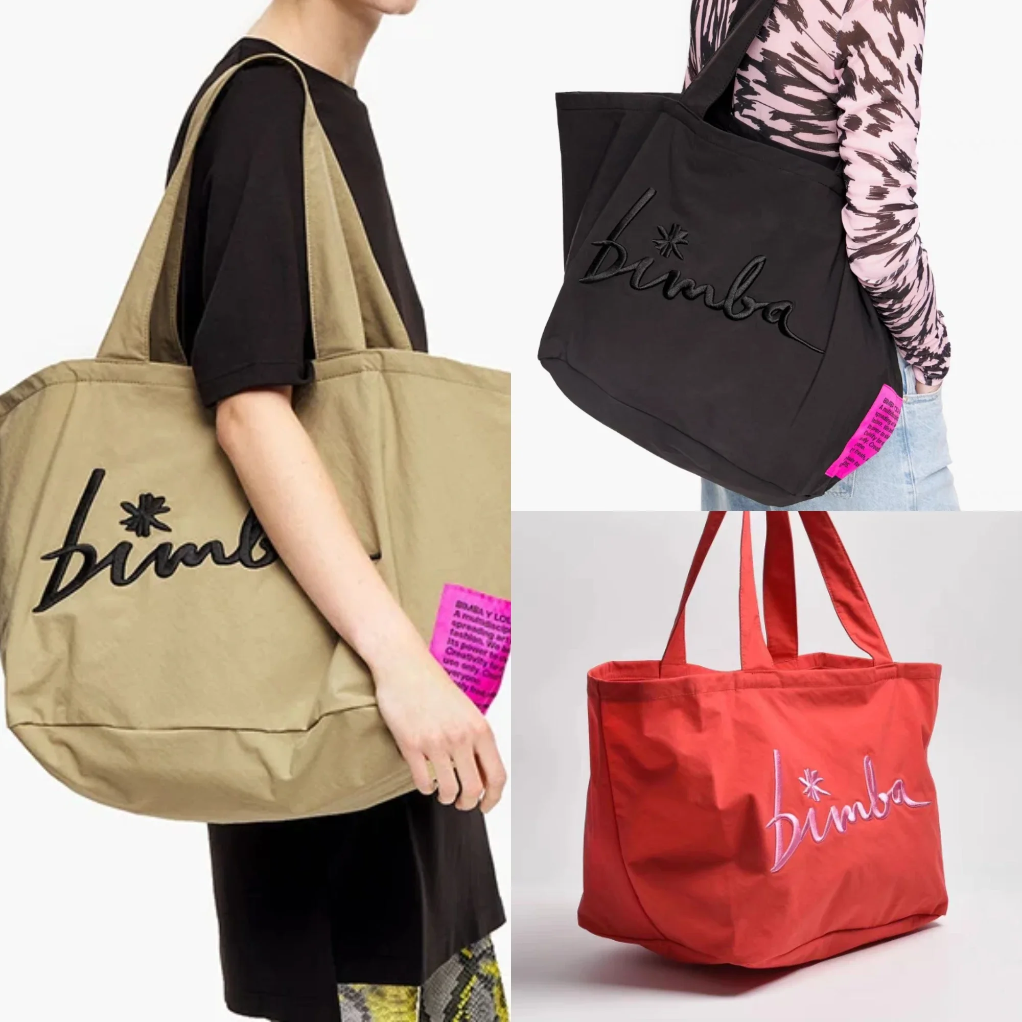

Large-capacity Bag Portable Letter Zipper Storage Bag Lightweight New Printed Tote Bag Unisex Women Shopping Bag Fashion Handbag