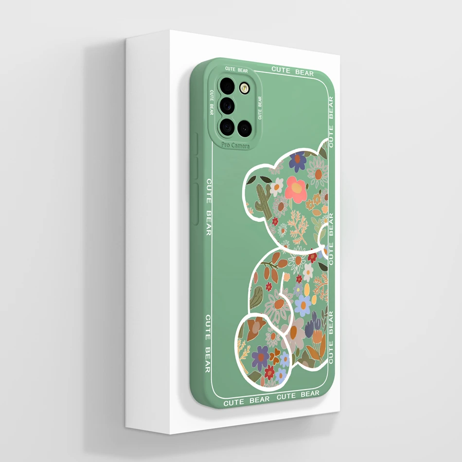 Aesthetic Soft Silicone Phone Case with Full Protection and Anti-Shock Design