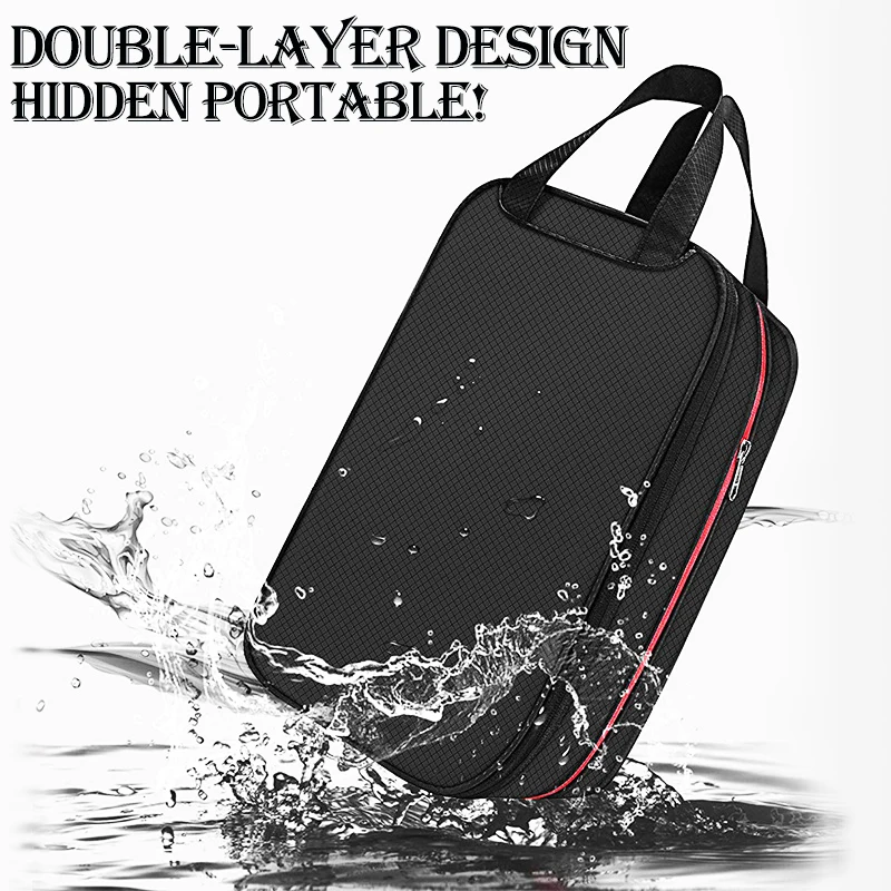 

Suitcase Pouch Nylon Double Compression Storage Bag Portable Travel Business Clothes Finishing Suit Waterproof Storage Organizer