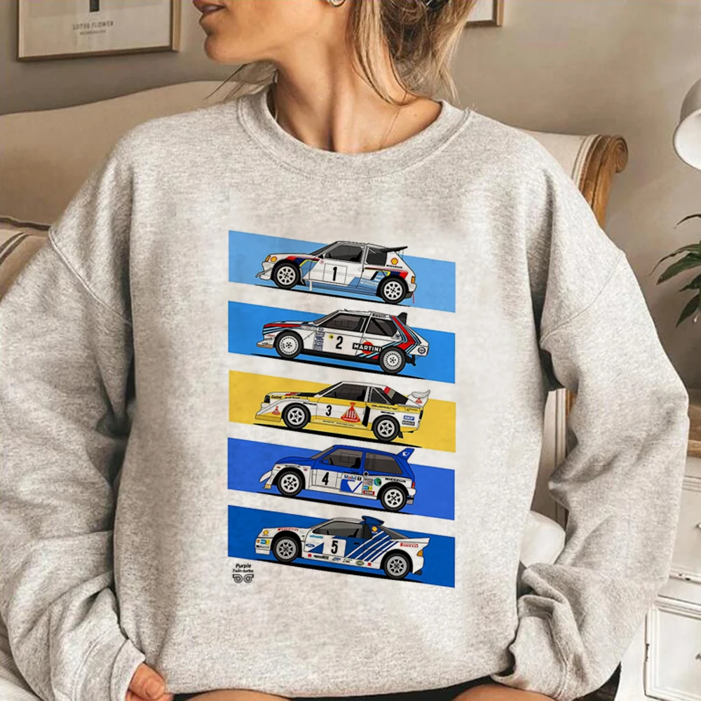 Felpe Con Cappuccio Wrc Donna Streetwear Gothic Y2K Felpe Invernali Estetiche Donna Kawaii Pull