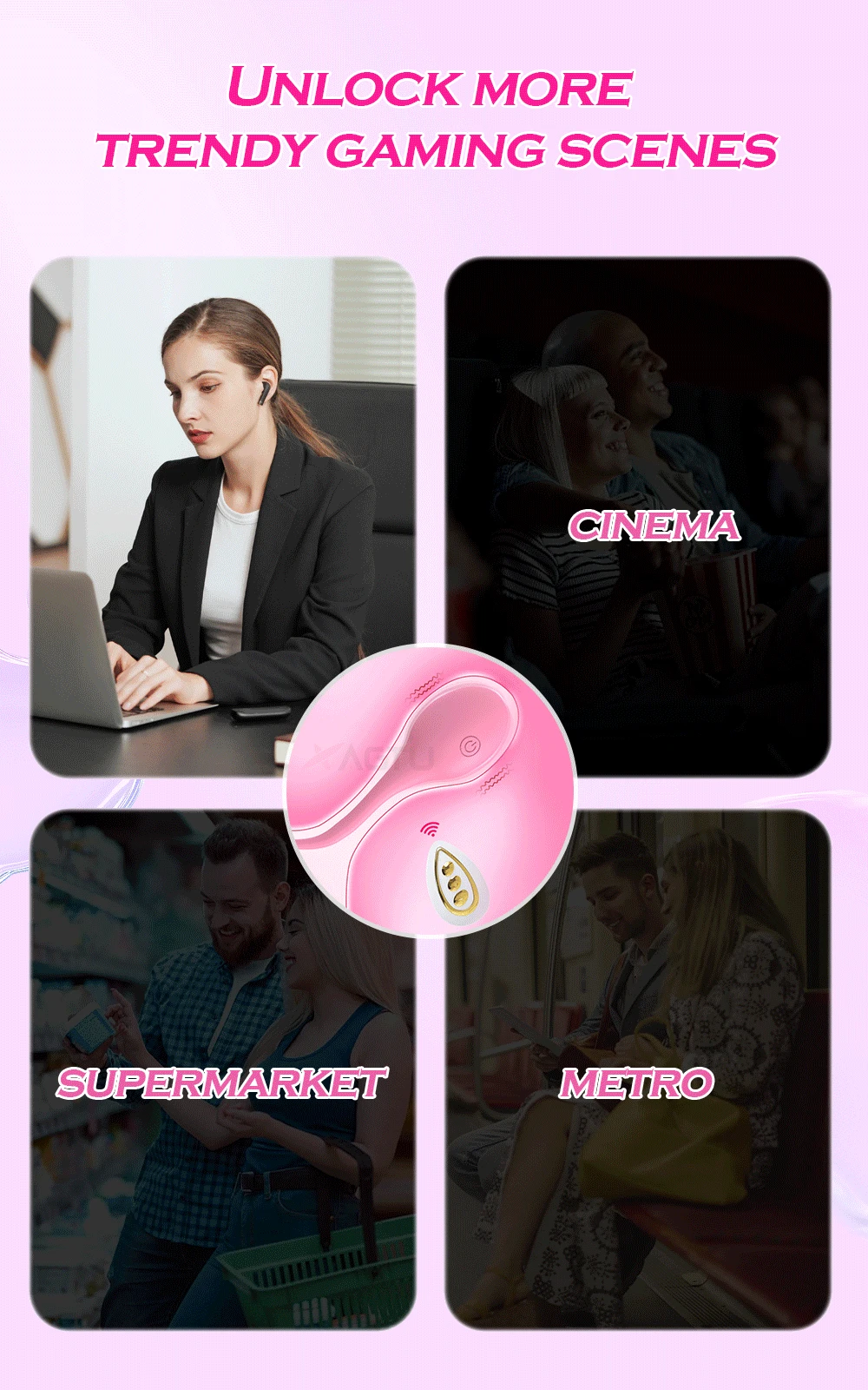 G-spot Vibrator With Remote Control Wireless Clitoral Stimulator_voghion.com